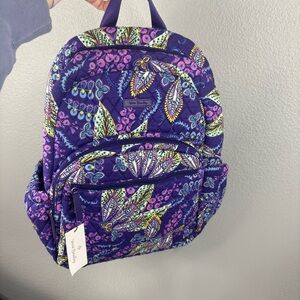 NWT Vera Bradley Essential Backpack Batik Leaves